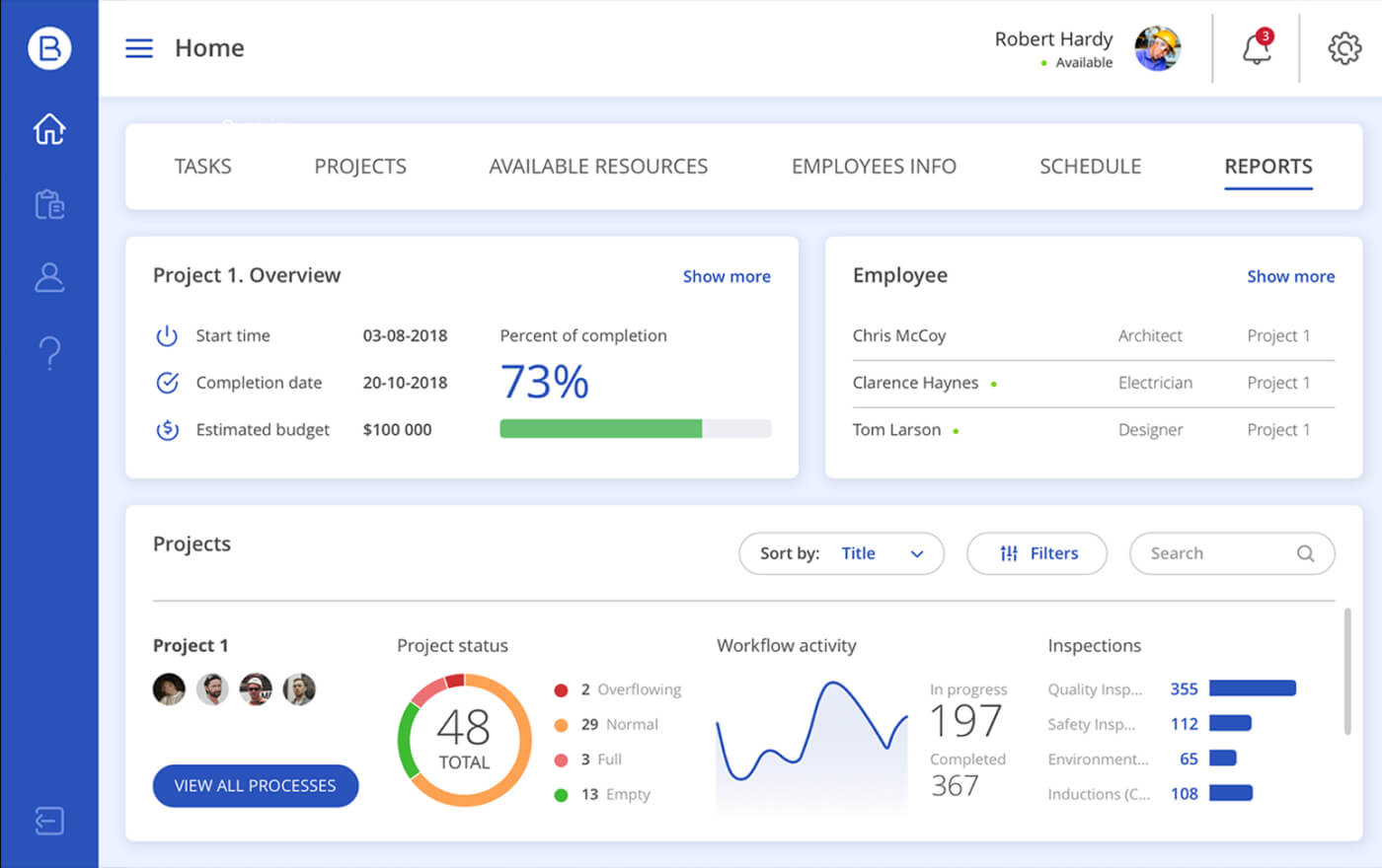 Construction Management Software Software Interface - Professional Business Management Solution by Elite Software Suite Ghana